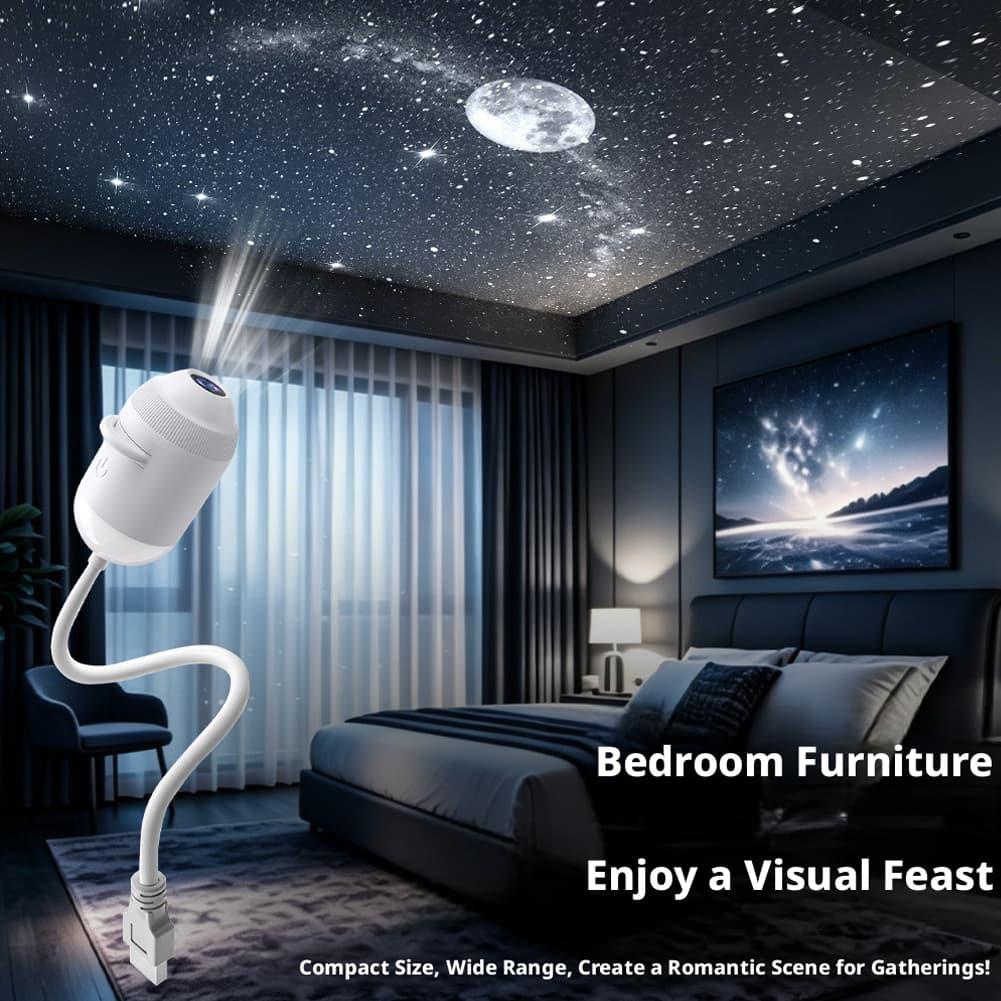 Night Light Projector Stars - 2-in-1 Galaxy Star Projector Light High-definition