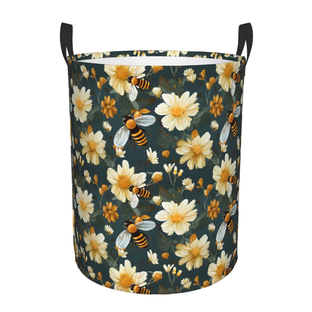 Baby Nursery Laundry Basket - Wasmand met honingraat- en bijenpatroon Opvouwbare