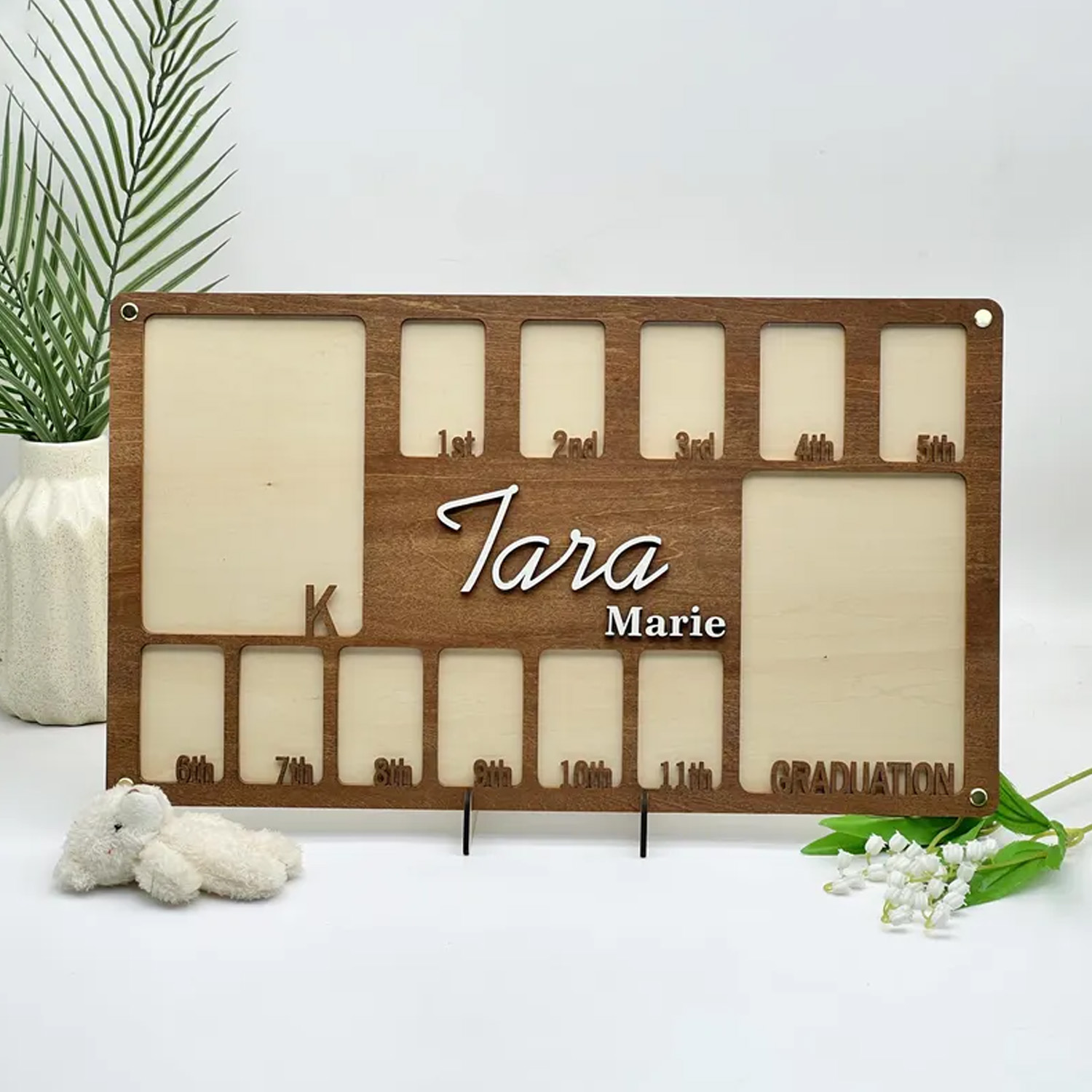 Baby Nursery Decor - 1Pc Custom Grade Fotolijst Houten Plaquette