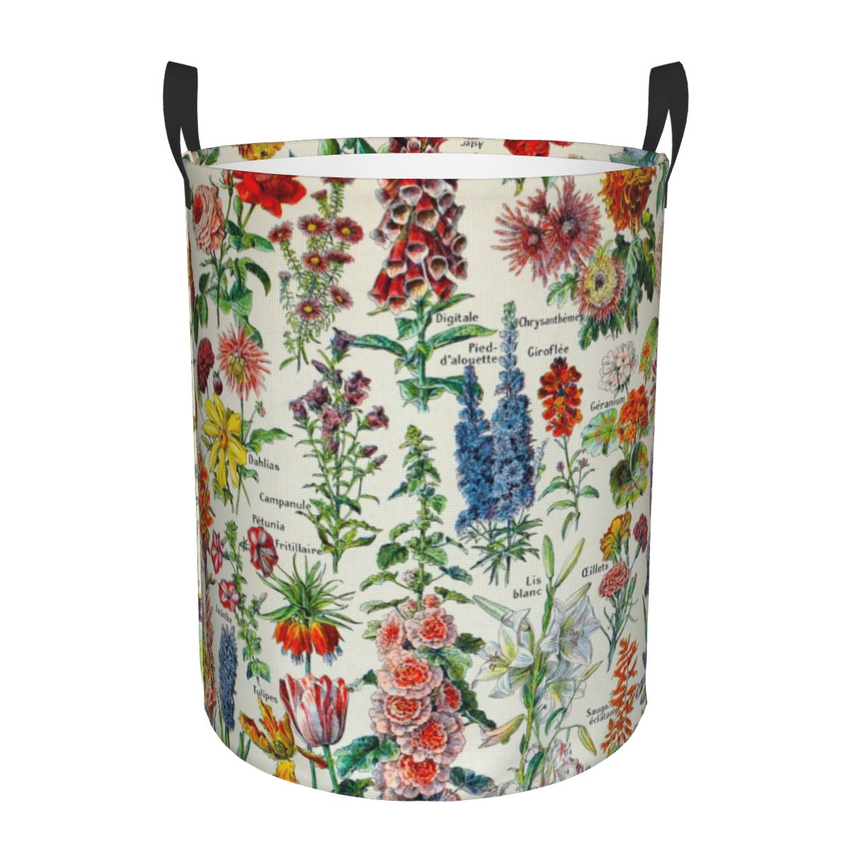 Baby Nursery Laundry Basket - Aangepaste Adolphe Millot Hd Fleurs Wasmand