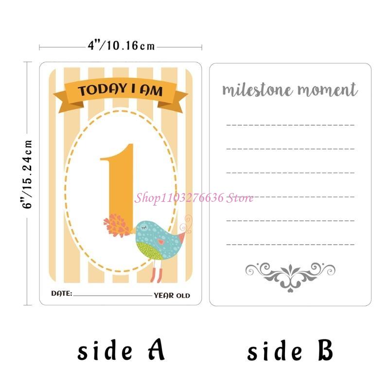 Milestone Card Set - R6fd babykaarten mijlpaal moment cadeau set