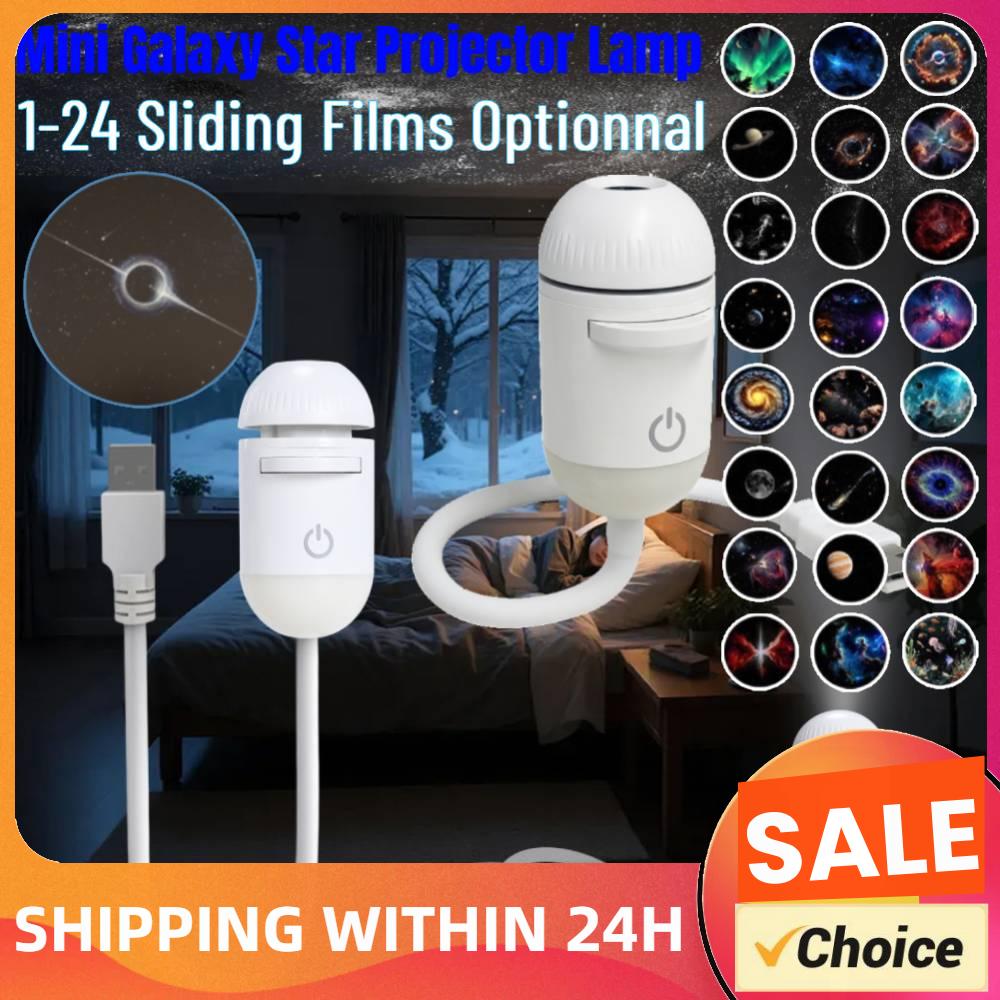 Night Light Projector Stars - Mini Galaxy Sterrennachtlamp Projector 360 °