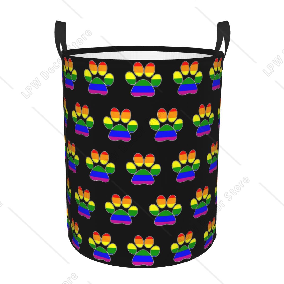Baby Nursery Laundry Basket - Aangepaste LGBT Pride Gay Paw wasmand