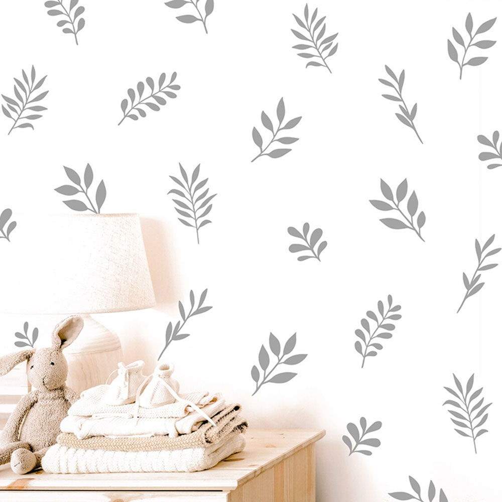 Baby Nursery Set Furniture - 41 stuks botanische blad muursticker speelkamer