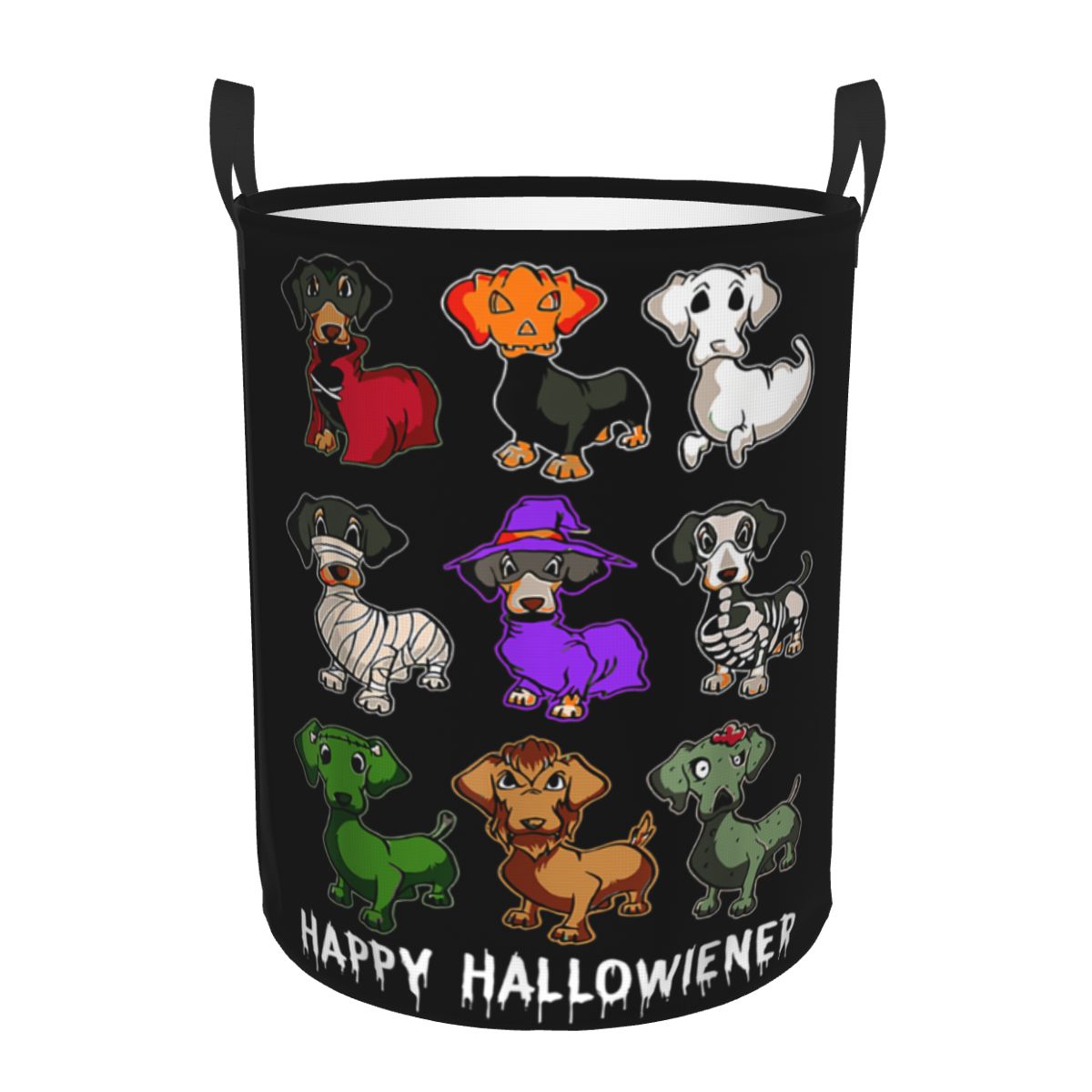 Baby Nursery Laundry Basket - Happy Hallowiener Grappige Teckel Halloween Wasmand
