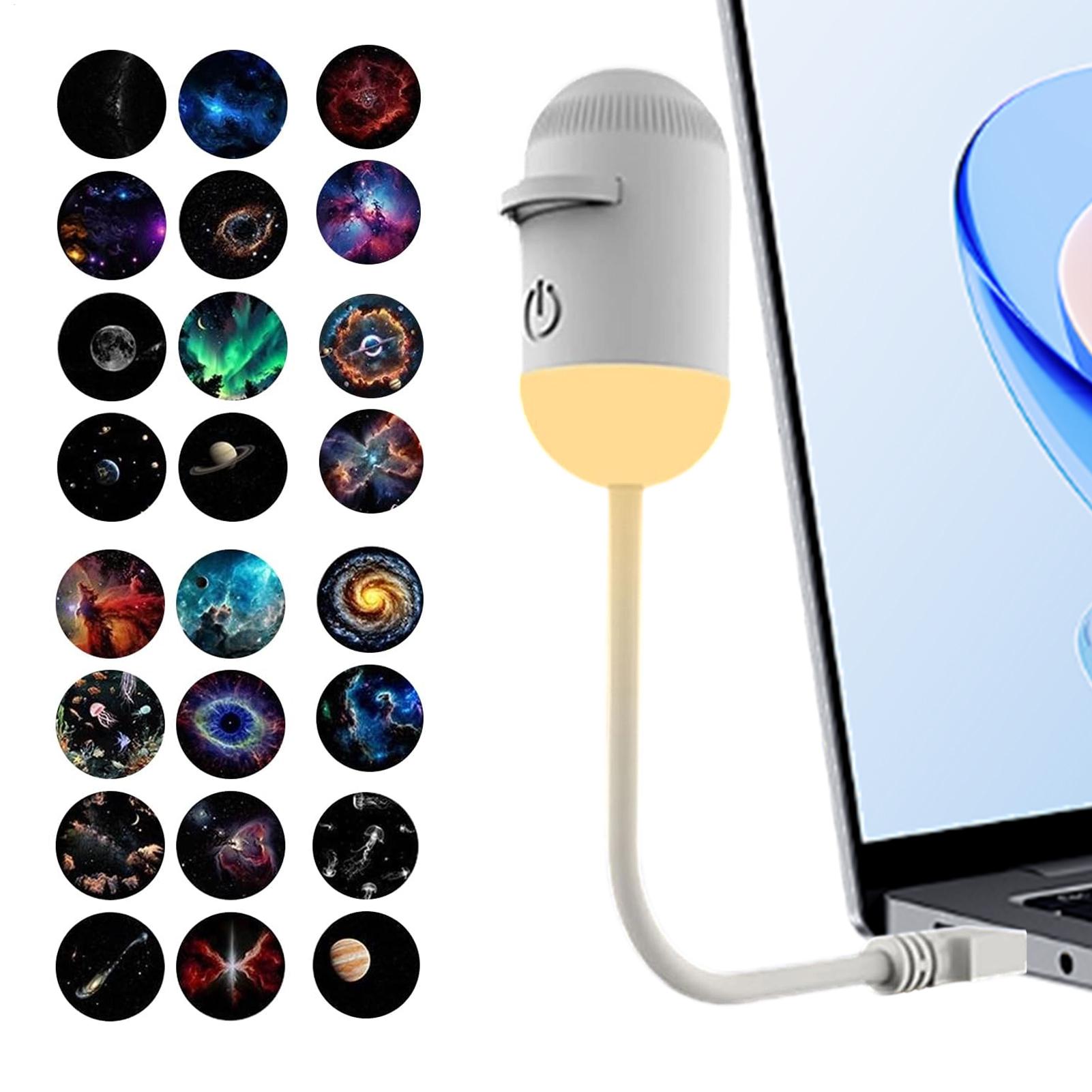 Night Light Projector Stars - Auto-interieurverlichting Dak Sterlicht USB LED Sterrenhemel