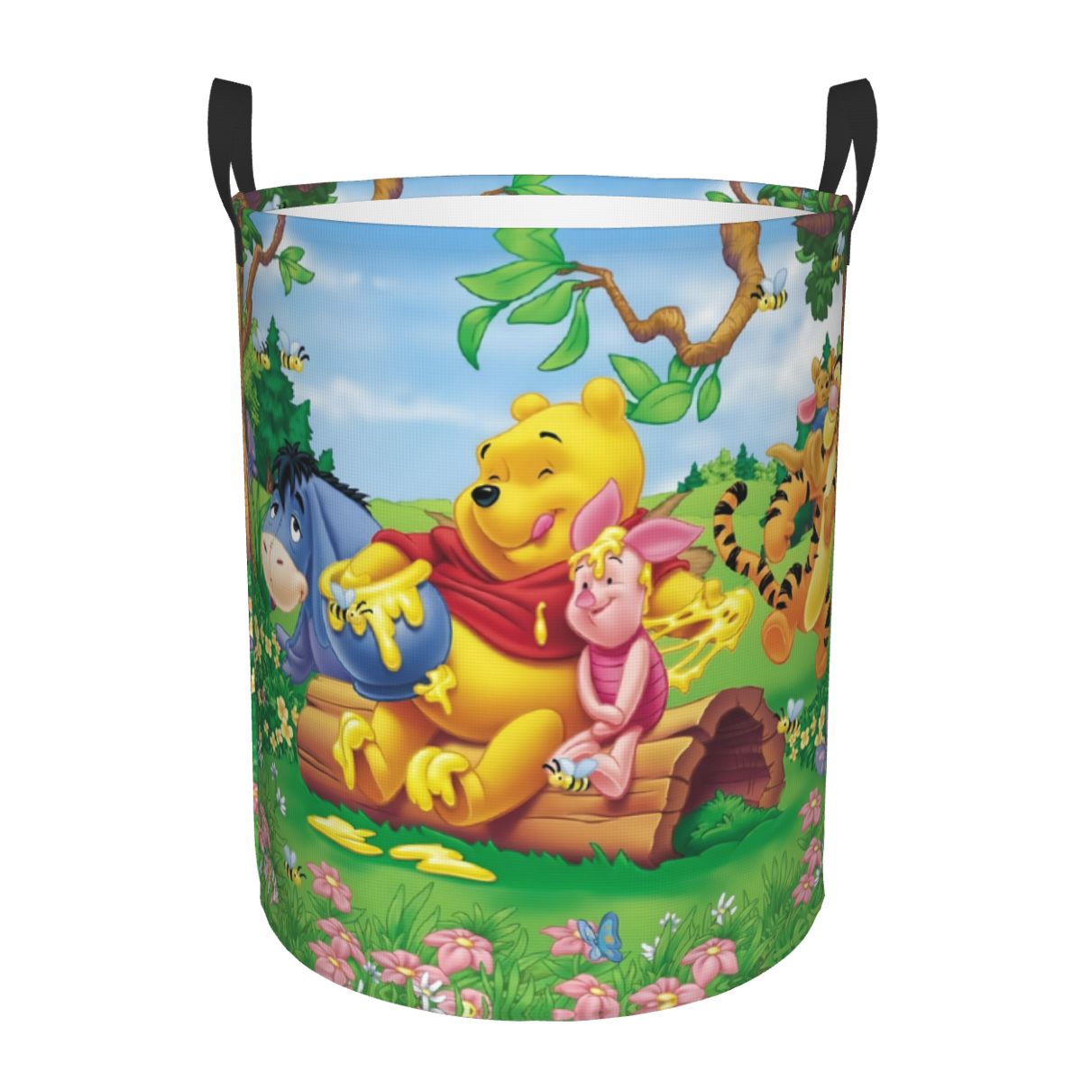 Baby Nursery Winnie The Pooh - Cartoon Winnie De Poeh Wasmand Opvouwbare