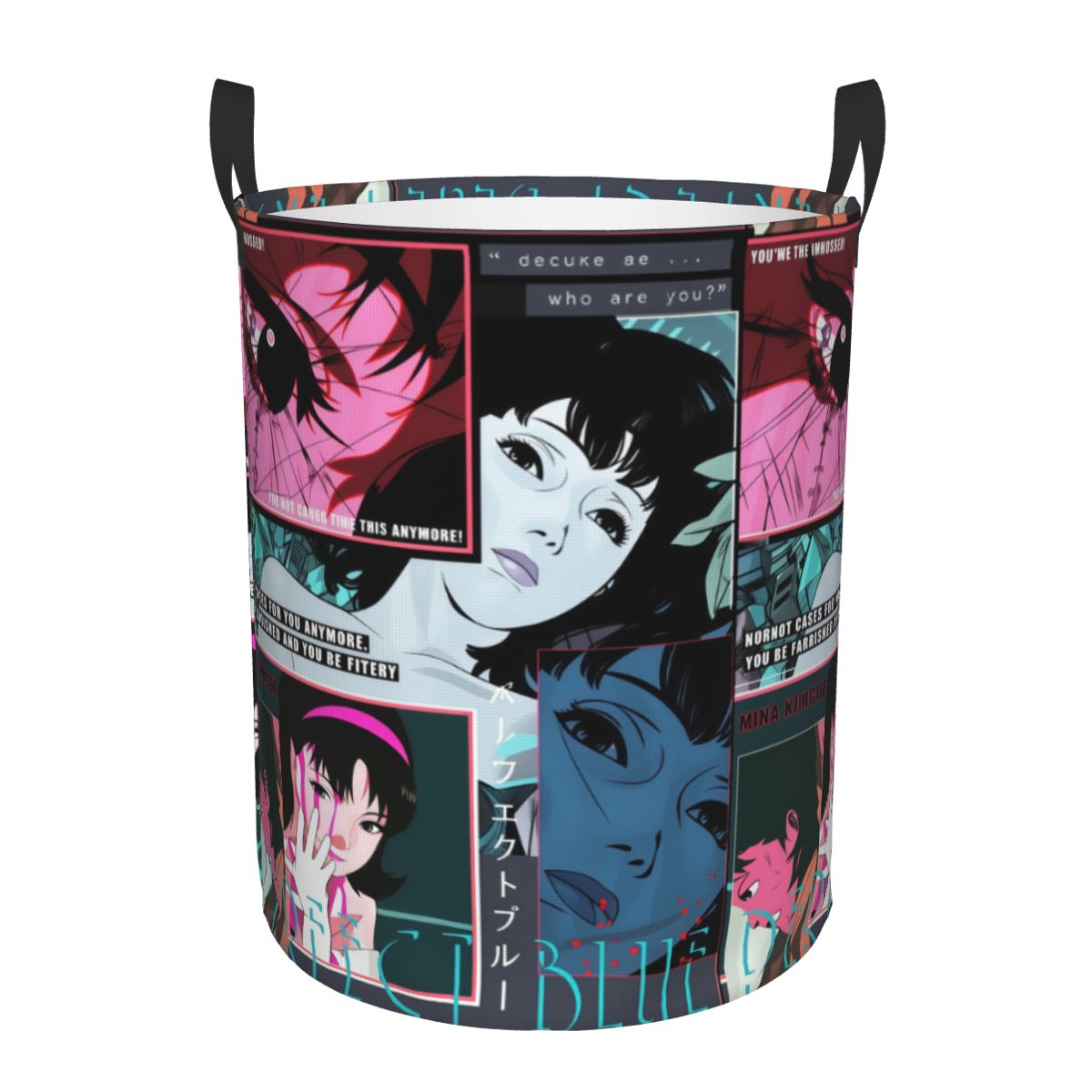 Baby Nursery Laundry Basket - Japanse anima-thrillerfilm P-Perfect Blue wasmand opvouwbare