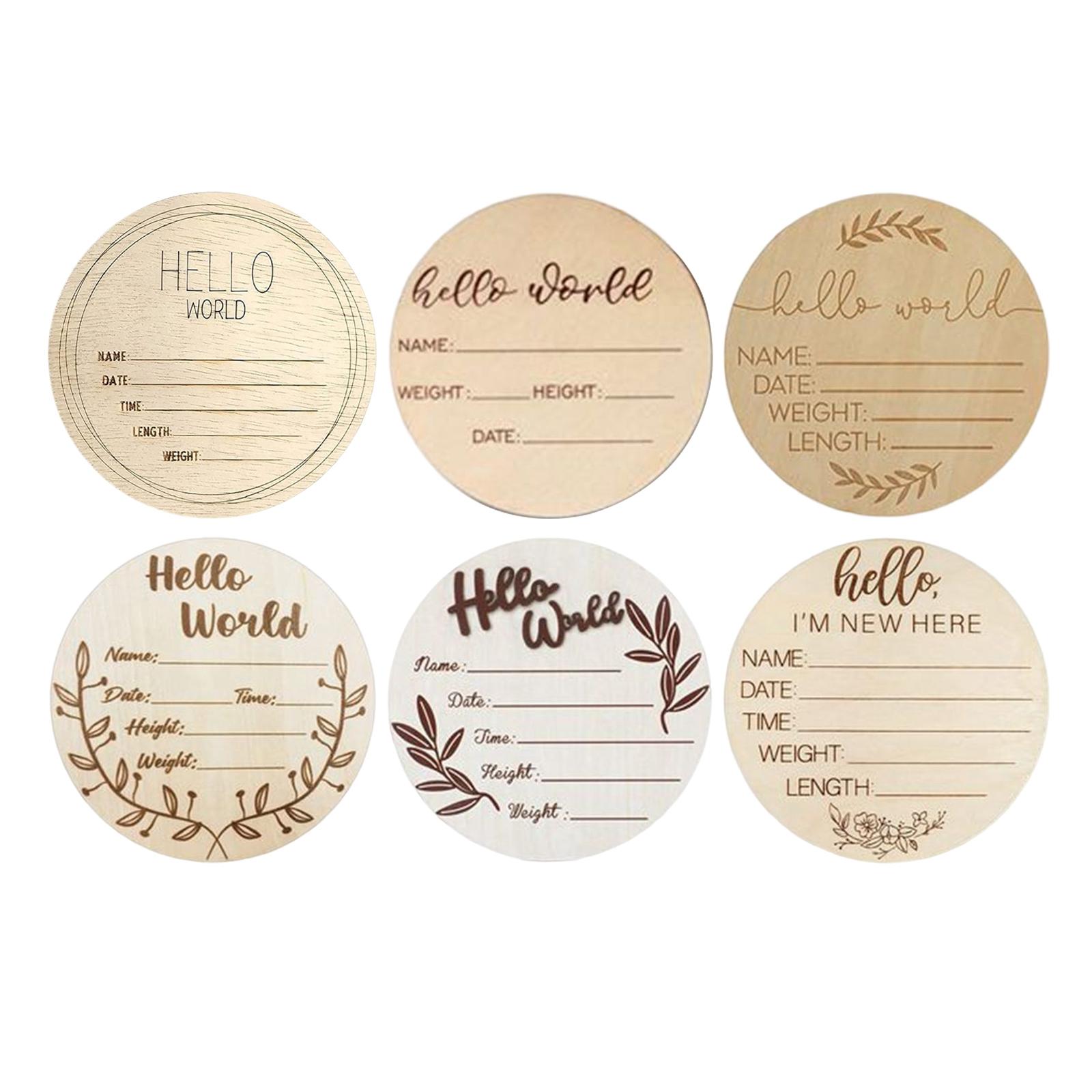 Set van 18 houten baby mijlpaa - Milestone Card Set recensie en prijs