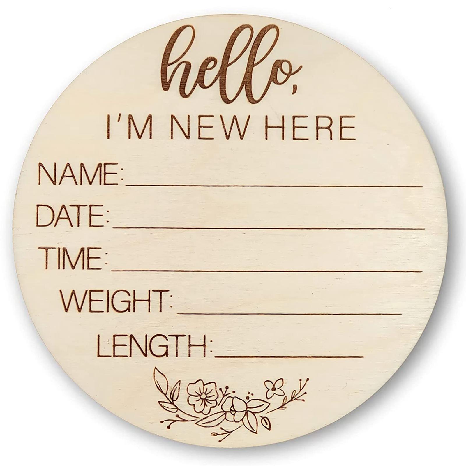 Set van 18 houten baby mijlpaa - Milestone Card Set recensie en prijs