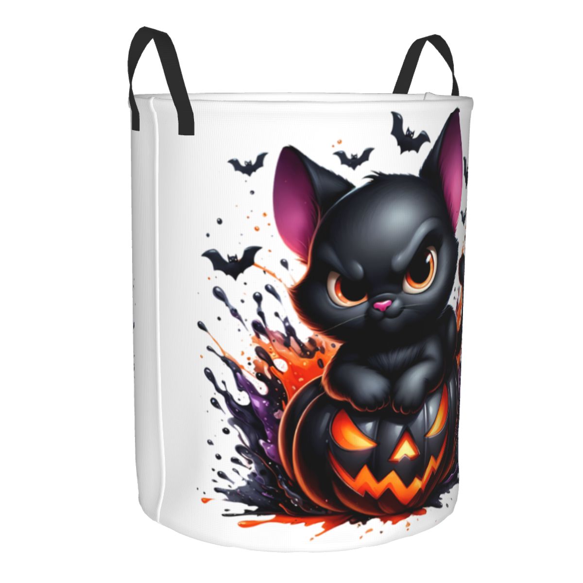 Halloween Zwarte Kat Pompoenen - Baby Nursery Laundry Basket recensie en prijs