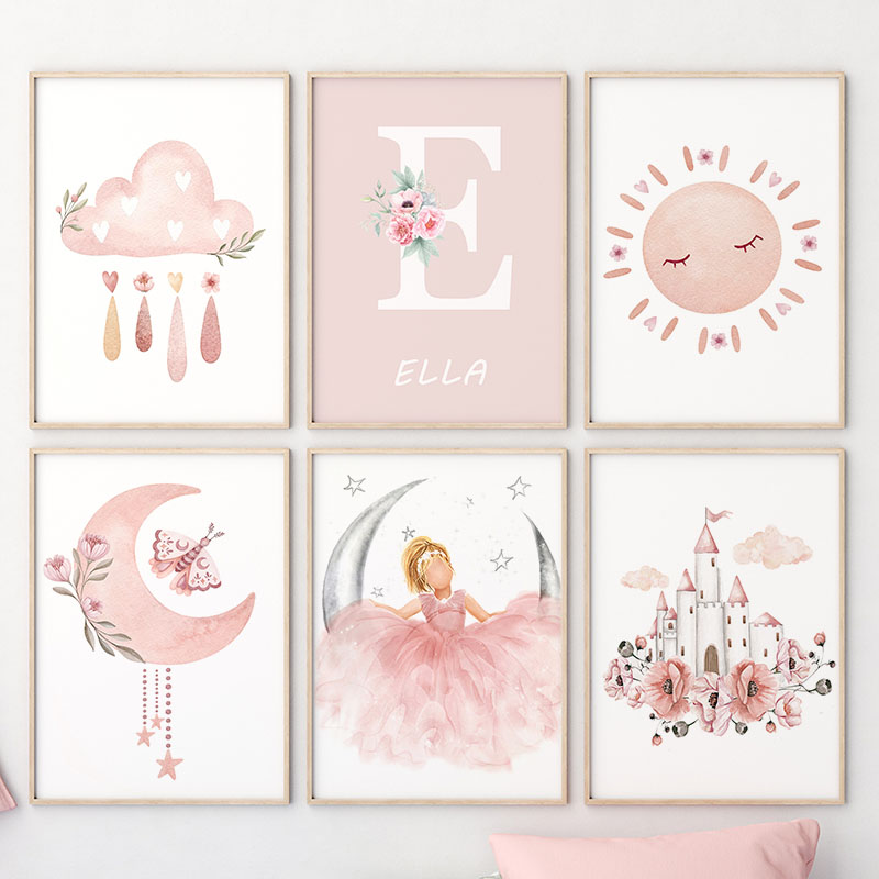 Roze Engel Meisje Zon Maan Wol - Baby Nursery Girl Room recensie en prijs