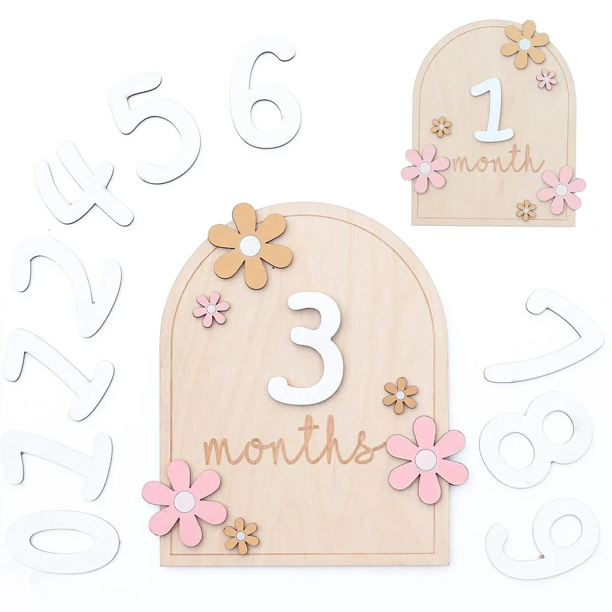 Houten baby maandelijkse mijlp - Milestone Card Set recensie en prijs