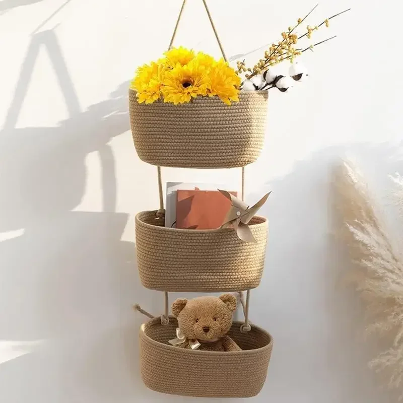 3-laags geweven katoenen hange - Baby Nursery Laundry Basket recensie en prijs