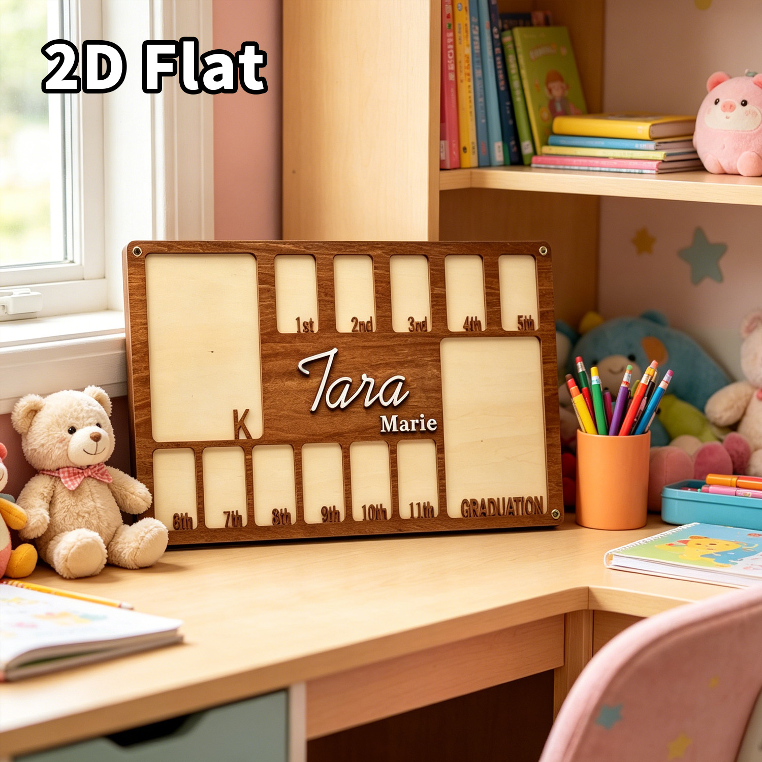 1Pc Custom Grade Fotolijst Hou - Baby Nursery Decor recensie en prijs