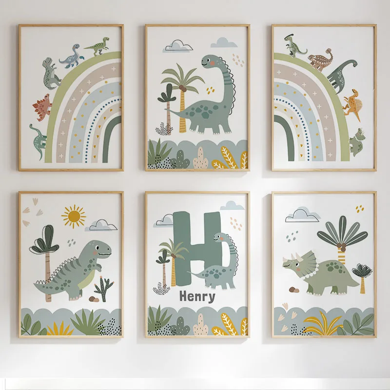 Leuke Dinosaurus T-Rex Brachio - Baby Nursery Pictures recensie en prijs