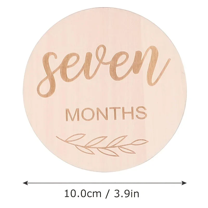 12 stks/set Houtsnipper Maand  - Milestone Card Set recensie en prijs
