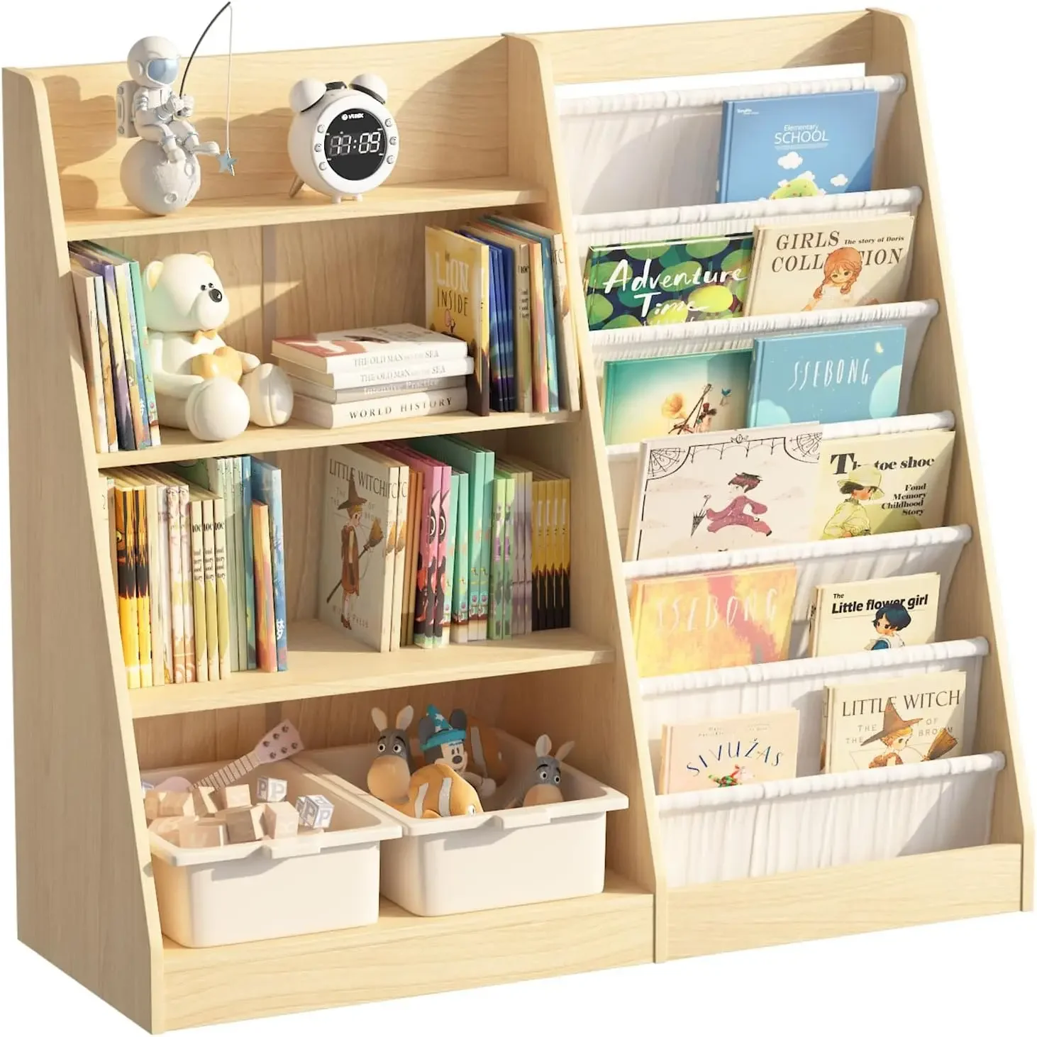 4-laags kinderboekenplank baby - Baby Nursery Bookcase recensie en prijs