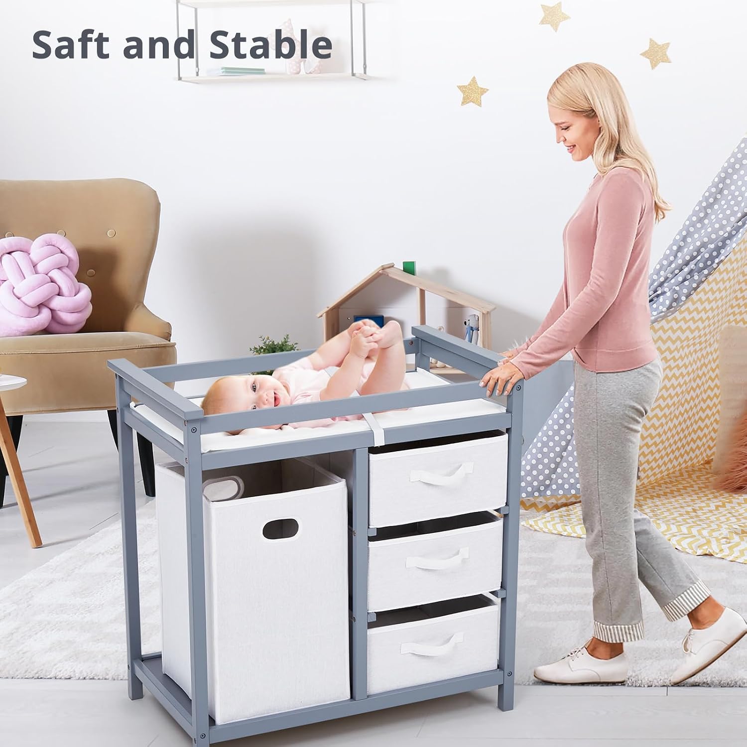 Babyverschoontafel met verscho - Baby Nursery Unit recensie en prijs