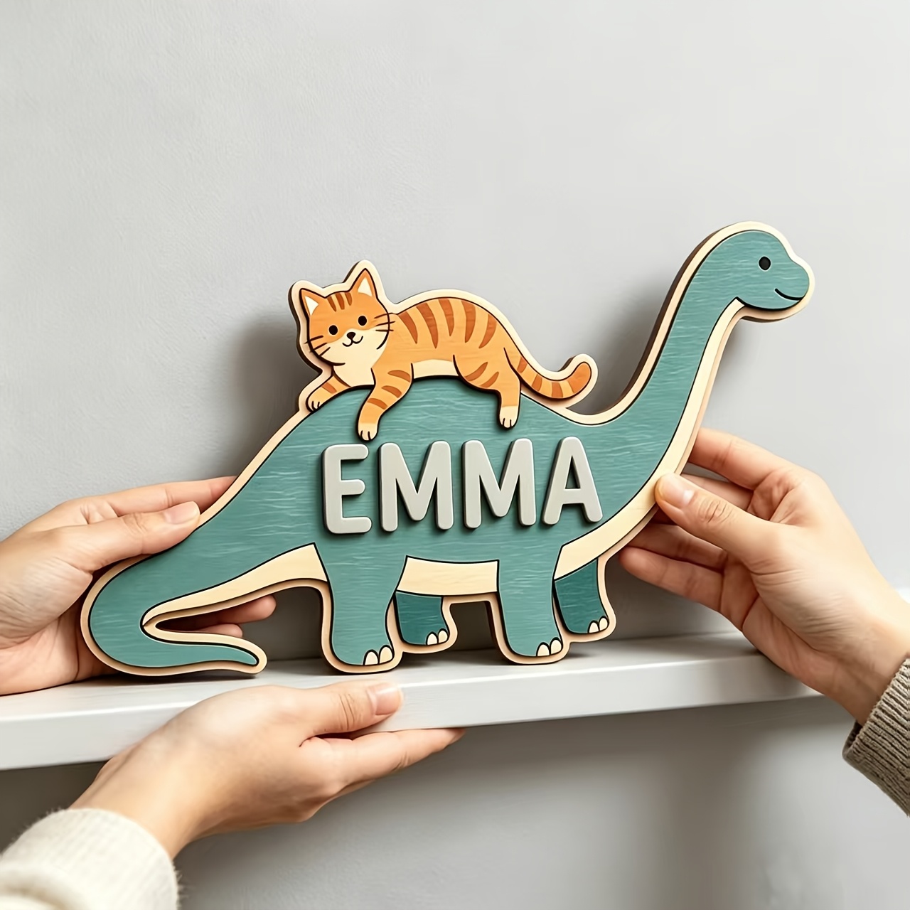 Gepersonaliseerde kattenrijden - Baby Nursery Decor recensie en prijs