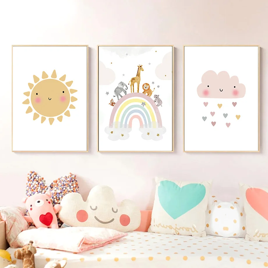 Giraffe Olifant Heteluchtballo - Baby Nursery Pictures recensie en prijs