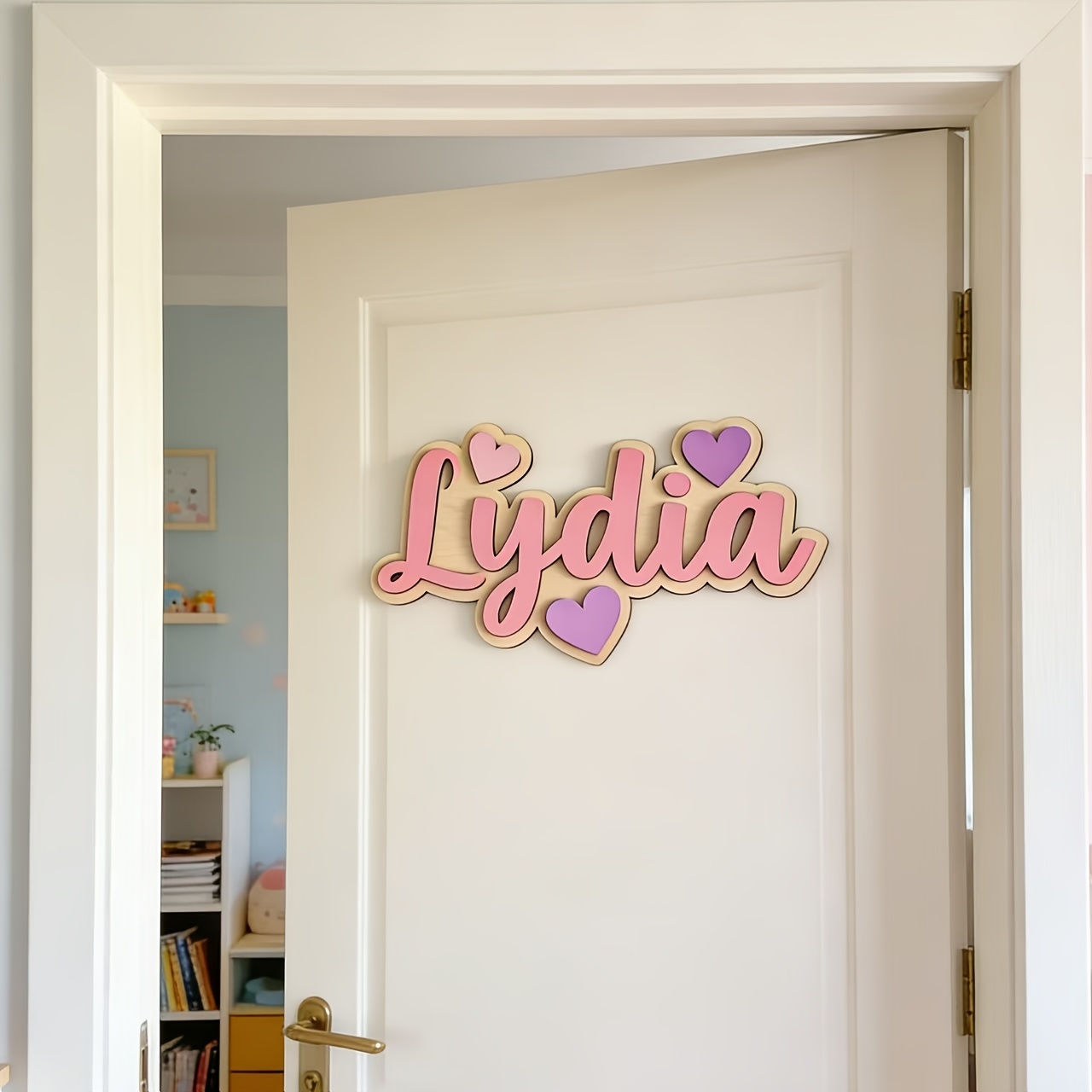 Gepersonaliseerd hartvormig na - Baby Nursery Decor recensie en prijs
