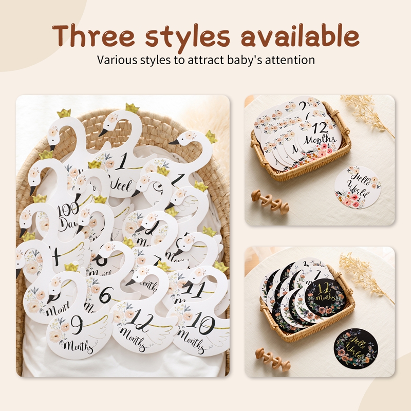 Babynummer mijlpaal maandelijk - Milestone Card Set recensie en prijs