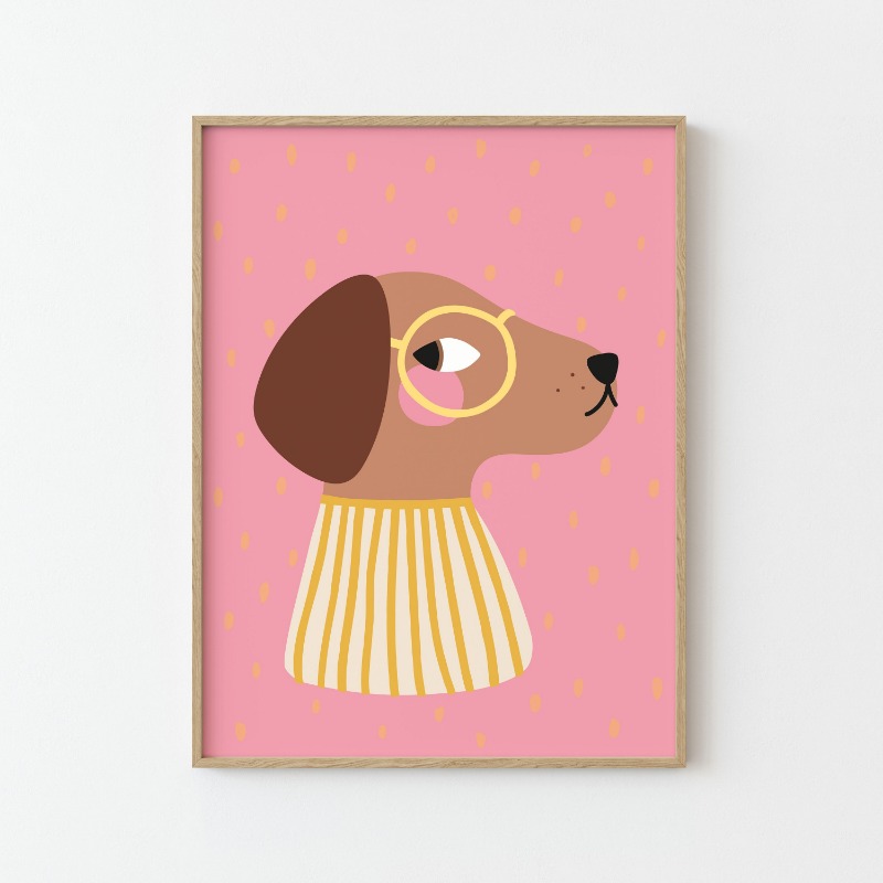 Cartoon schattige dieren illus - Baby Nursery Pictures recensie en prijs