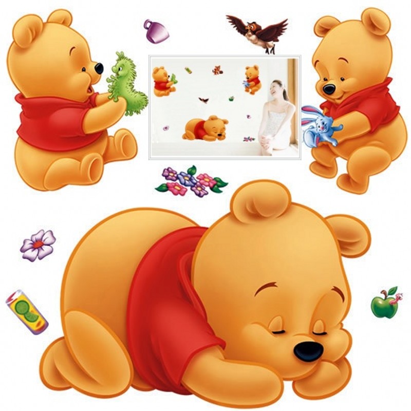 3D Winnie De Poeh muurstickers - Baby Nursery Winnie The Pooh recensie en prijs