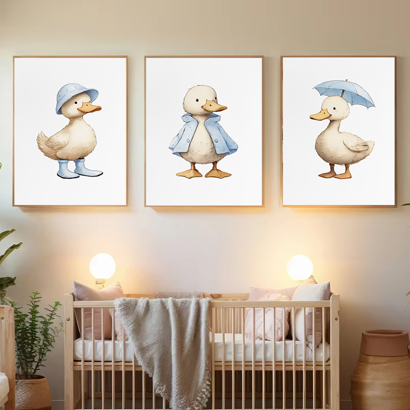 Silly Nursery Little Duck Geel - Baby Nursery Yellow Walls recensie en prijs