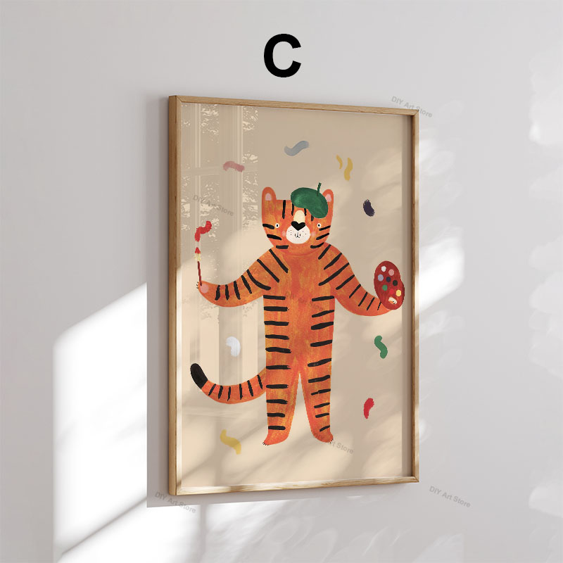 Grappige cartoon dieren kinder - Baby Nursery Pictures recensie en prijs