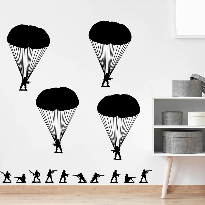 Leger mannen soldaten parachut - Baby Nursery Set Furniture recensie en prijs