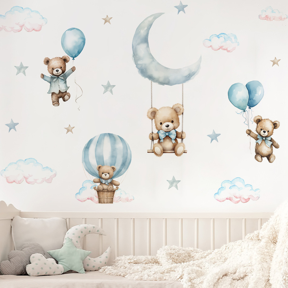 Aquarel beer heteluchtballon w - Baby Nursery Set Furniture recensie en prijs