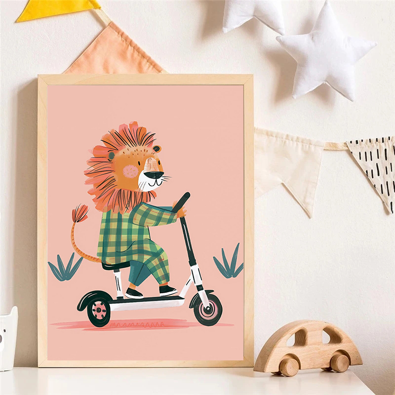 Hond Vliegtuig Leeuw in Auto D - Baby Nursery Pictures recensie en prijs