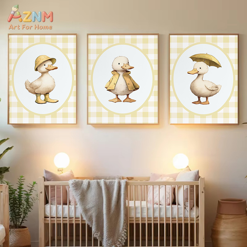 AZNM Leuke eend canvas muurkun - Baby Nursery Yellow Walls recensie en prijs