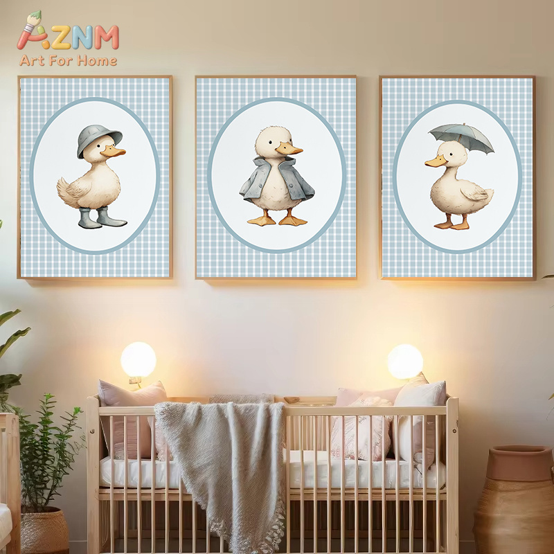 AZNM Leuke eend canvas muurkun - Baby Nursery Yellow Walls recensie en prijs