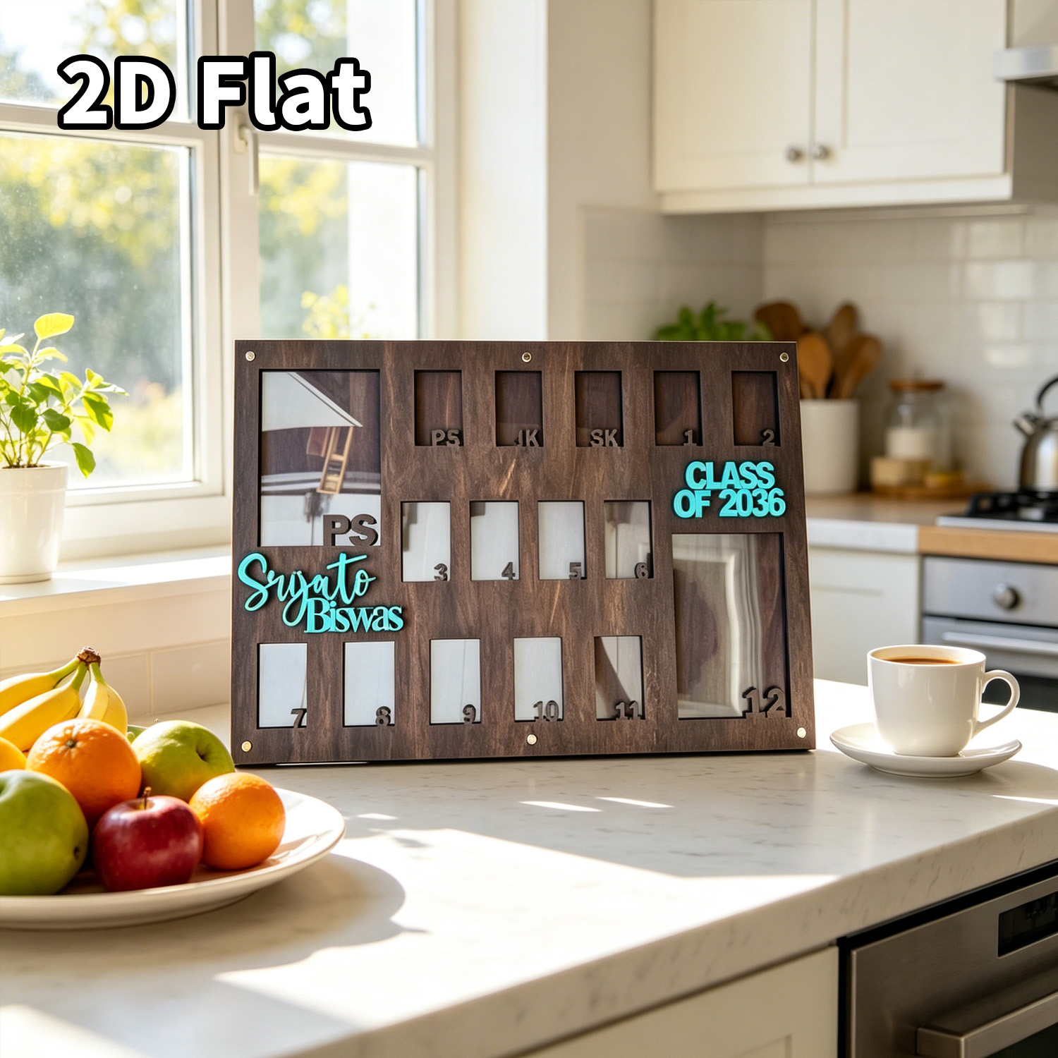 1Pc Custom Grade Fotolijst Hou - Baby Nursery Decor recensie en prijs