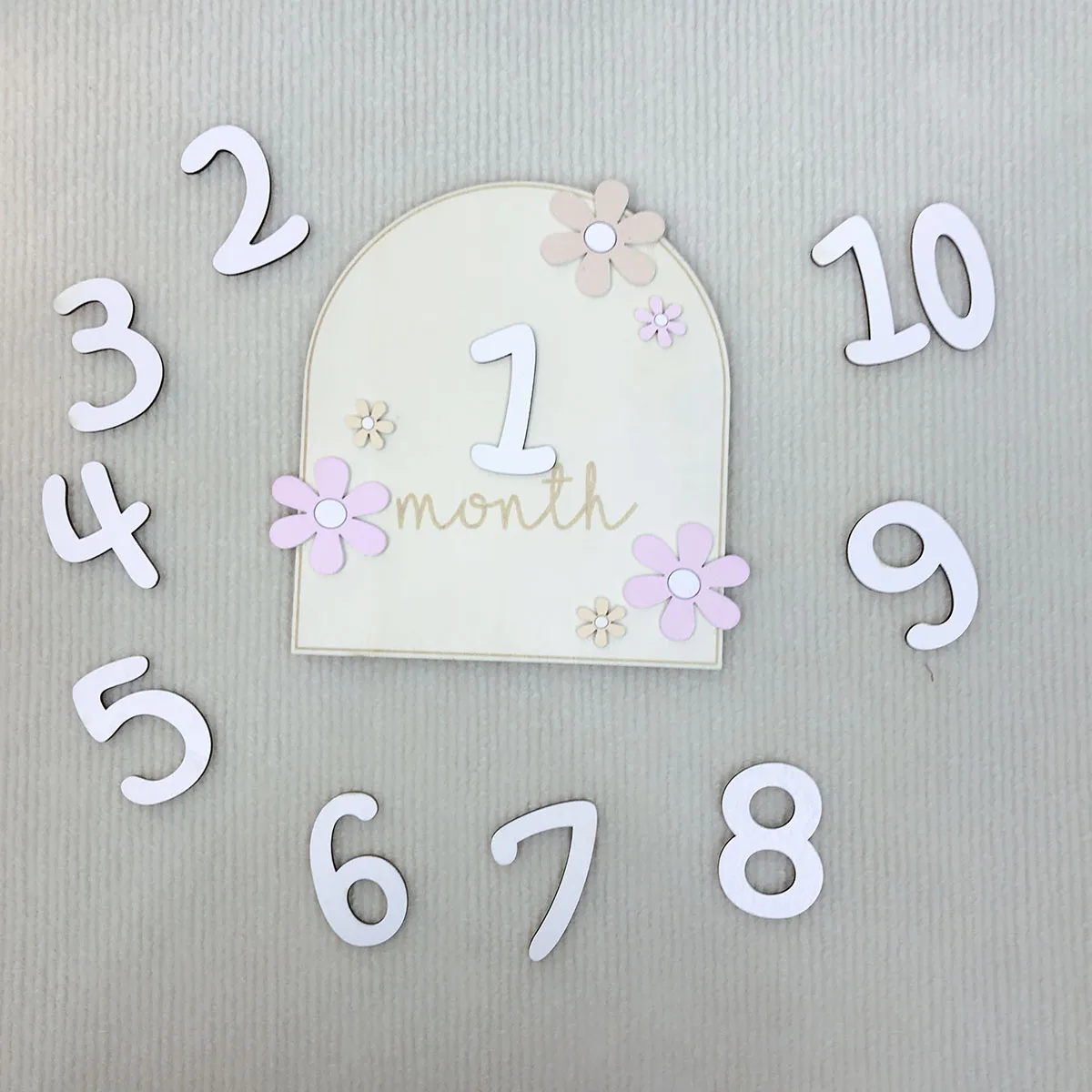 Meisjes Jongens Pasgeboren Fot - Milestone Card Set recensie en prijs