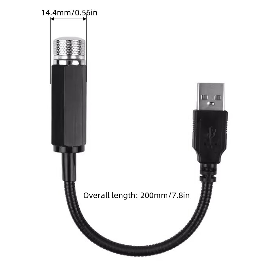 5V USB Mini Auto LED Sterrenhe - Night Light Projector Stars recensie en prijs
