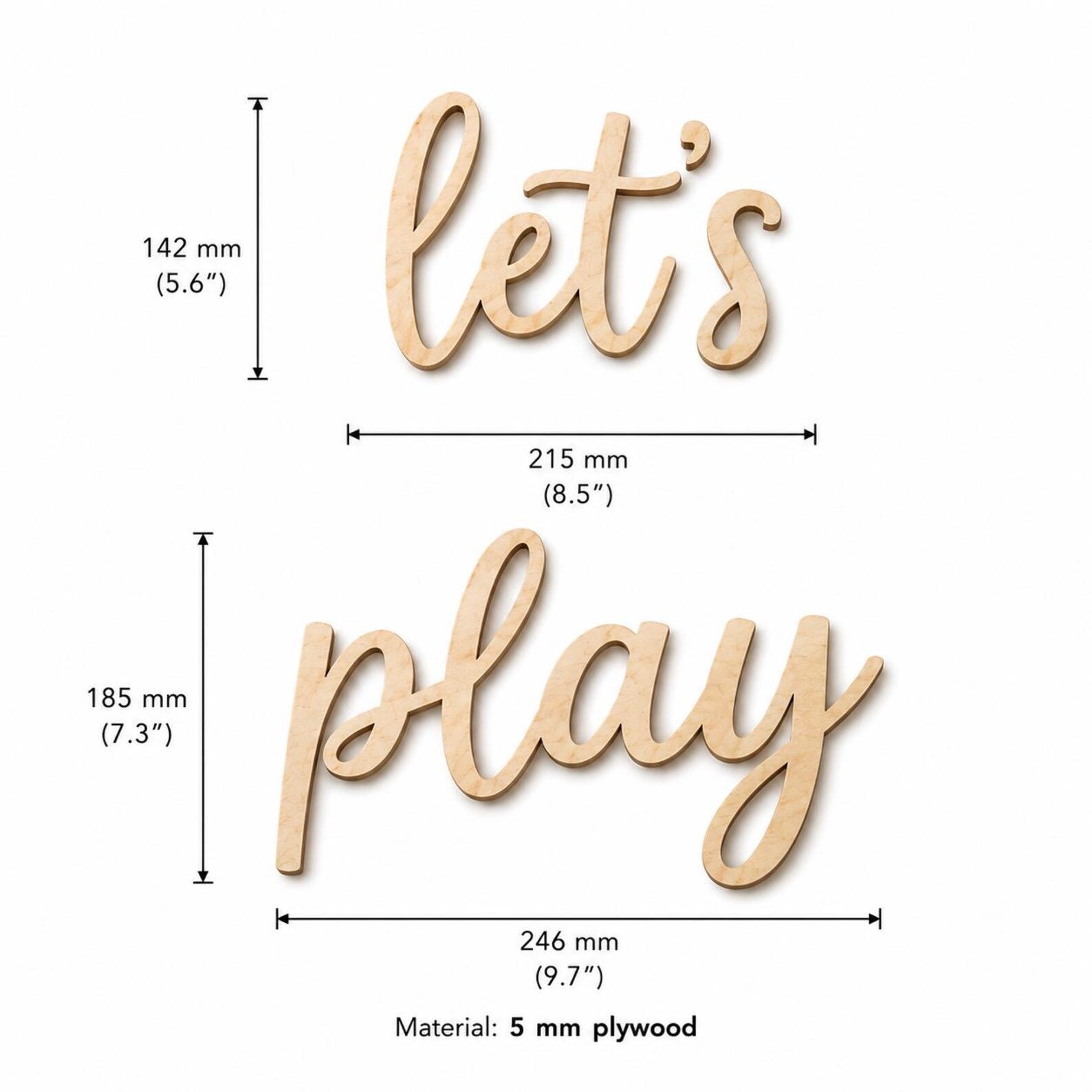 Laten we spelen houten wandbor - Baby Nursery Pictures recensie en prijs