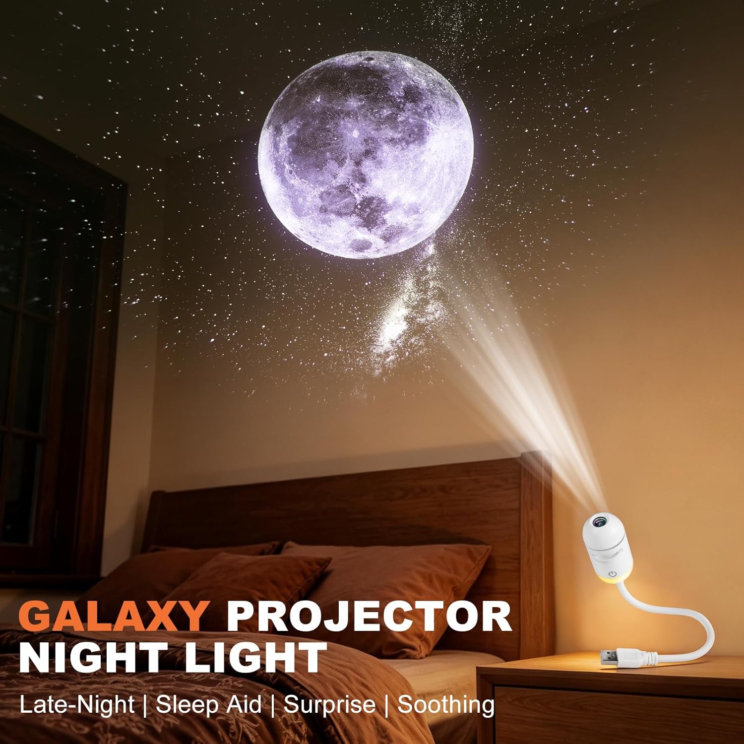 2-in-1 Mini Galaxy Star Projec - Night Light Projector Stars recensie en prijs