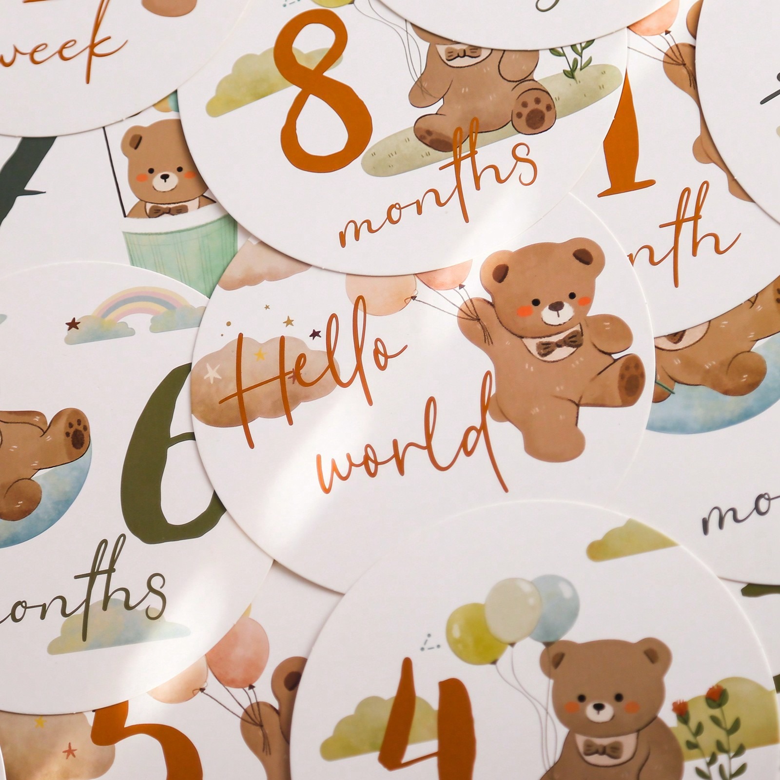 Babyfoto-herinneringskaart, ci - Milestone Card Set recensie en prijs