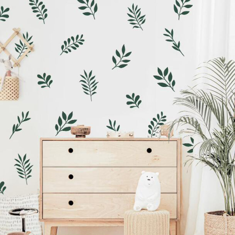 41 stuks botanische blad muurs - Baby Nursery Set Furniture recensie en prijs