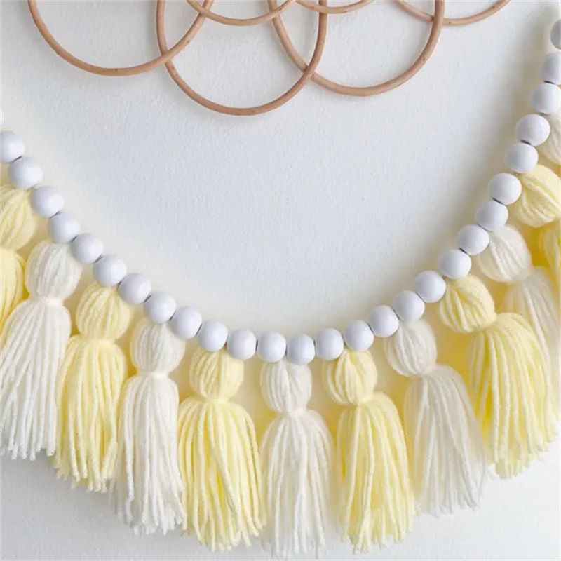 Gele Boho Kwastenkransen Wandd - Baby Nursery Yellow Walls recensie en prijs
