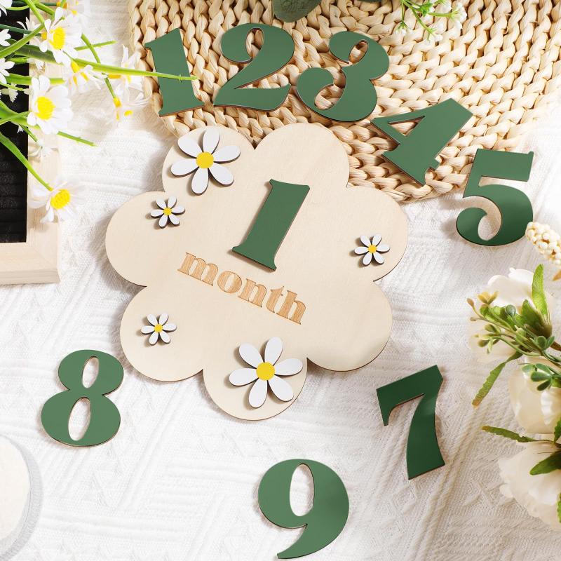 Houten baby maandelijkse mijlp - Milestone Card Set recensie en prijs